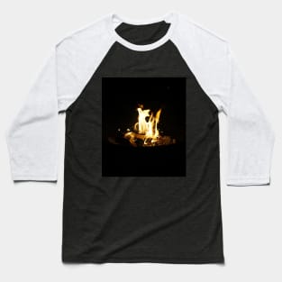 Campfire Blues Baseball T-Shirt